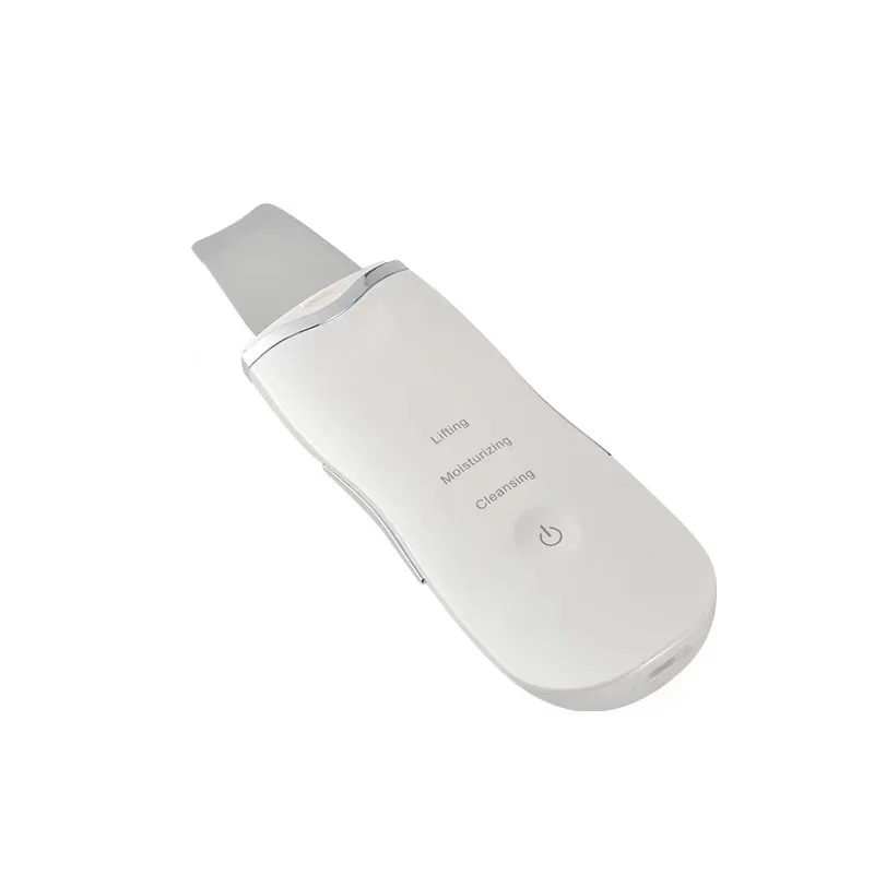 Portable Ion Ultrasound Facial Spatula Face Peeling Ultrasonic Skin Scrubber Ultrasonic Face Scrubber