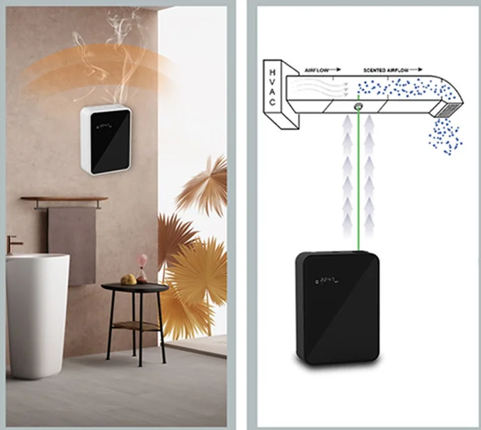 WIFI Electric Aroma Diffuser Air Freshener Room Fragrance Perfume HVAC Flavoring for Home Appliance Office Hotel Scenting Device