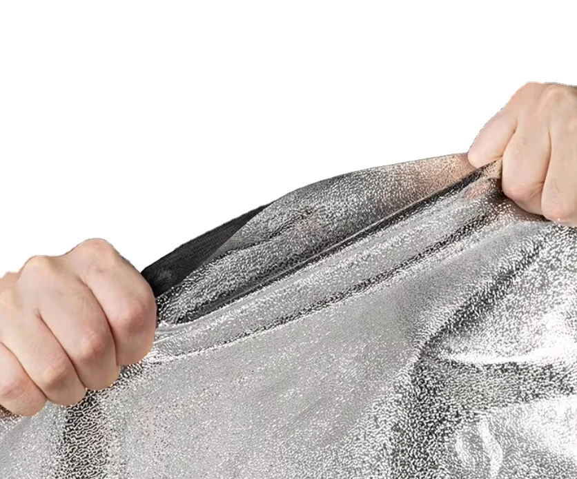 Reflective Sheet Shade Fabric Sun Cloth Oxford Polyester Textile Silver Reflect Hydroponic Reflective Mylar Fabric For Grow Box