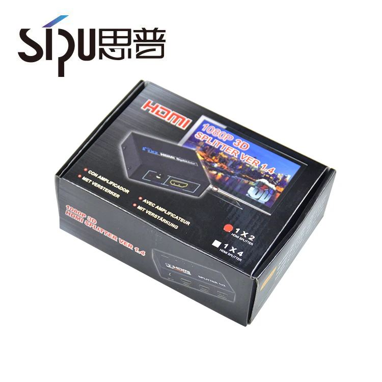 Разветвитель SIPU 4K HDMI 1x2 2160P 60 Гц от 1 до 2 hdmi по заводской цене