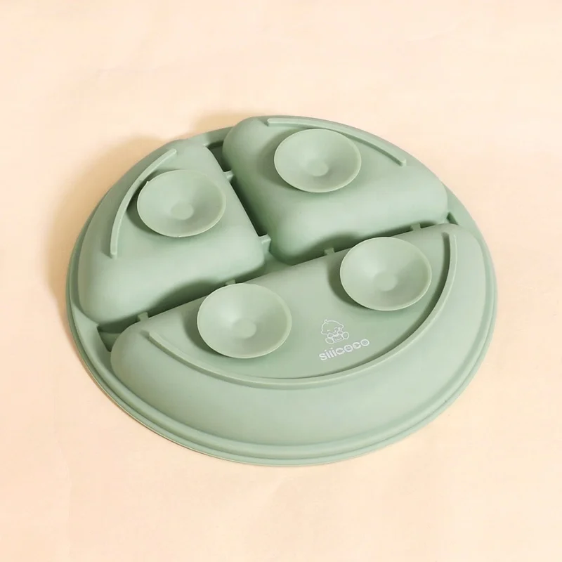 Silicoco Wholesale Custom BPA Free Silicone Bowl Suction Snacks Cup Straw Plate Bibs Products Kid Other Tableware Baby Feeding S