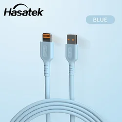 Candy Colors Android Micro Usb Cable Liquid Soft Rubber Thicker Copper Wire Fast Charging Data Cable Black/white