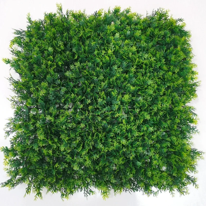 Wholesale Home Garden Office Decoration Vertical Plastic Green Plant Fence Artificial Grass Wall