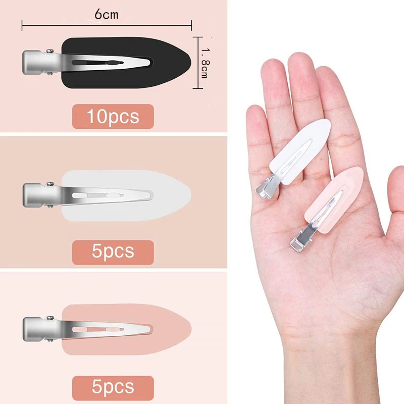 crease less Hairdressing Bangs 24 Colors Oem Styling Duck Bill Curl Clip Accessories For Salon