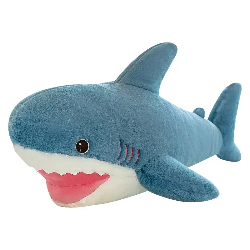 Custom Size Soft Shark Dolls Cartoon Shark Toys Cute Animal Plush Toys Shark Gifts For Children
