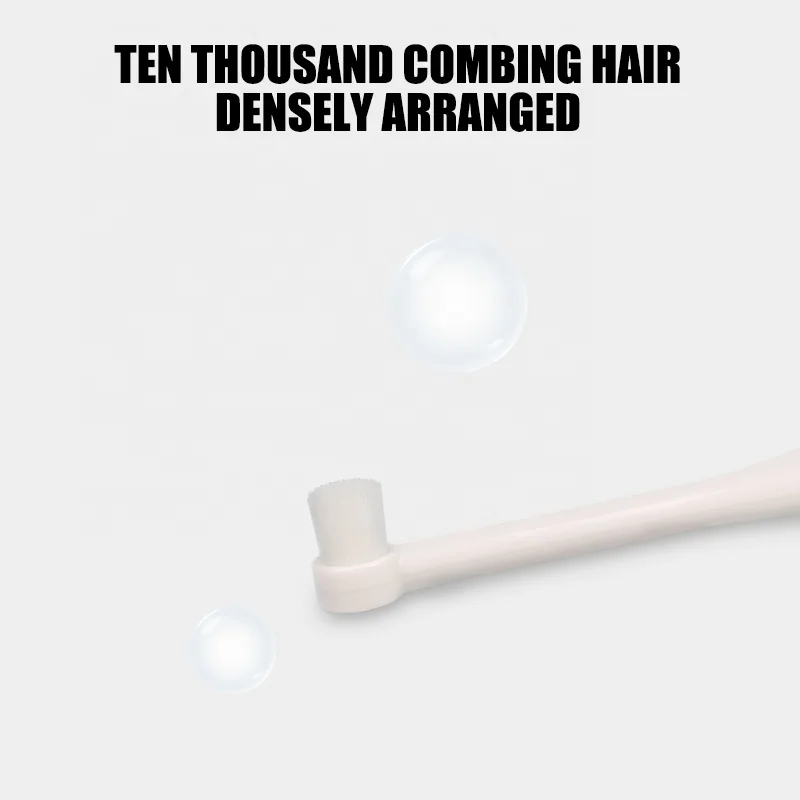 Factory Wholesale Blister Card Packaging Plastic Small Soft Pet 10000 Tooth Brush Dog Cat Toothbrush