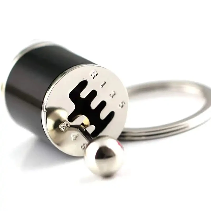 Professional Manufacturer Custom Car Levers Gear KeyChain Car Modification Gearbox Gears Movable Metal Shift Key Chain