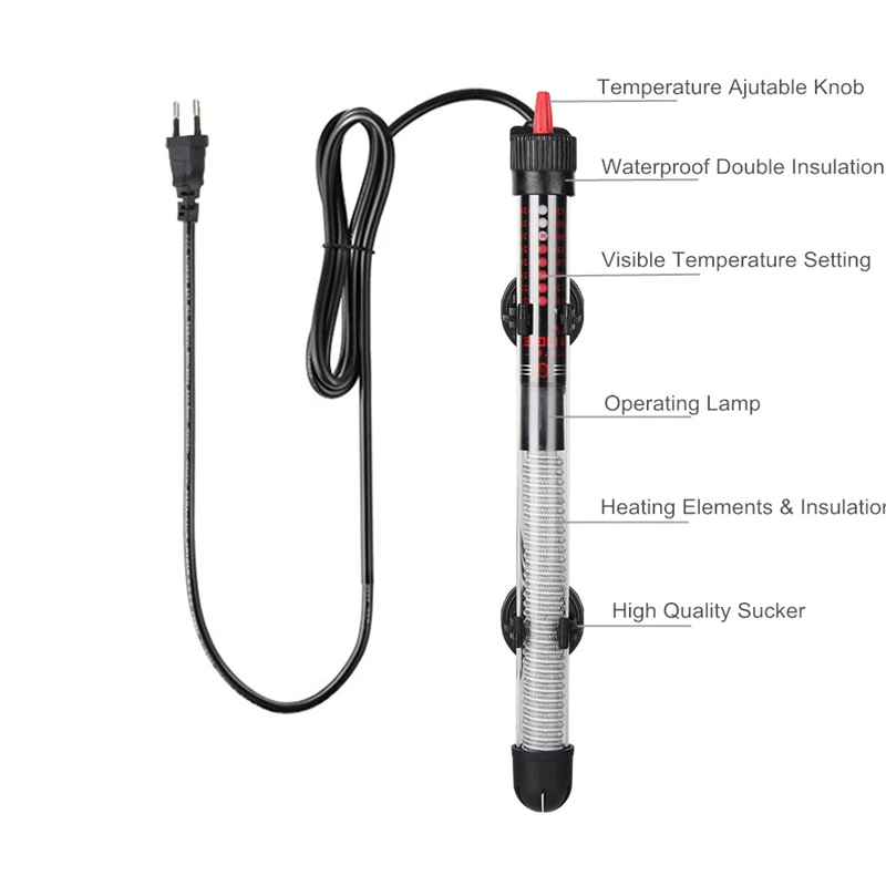 Energy Saving Fish Tank Heating Rod Automatic Constant Temperature Quartz Explosion-Proof Aquarium Heater