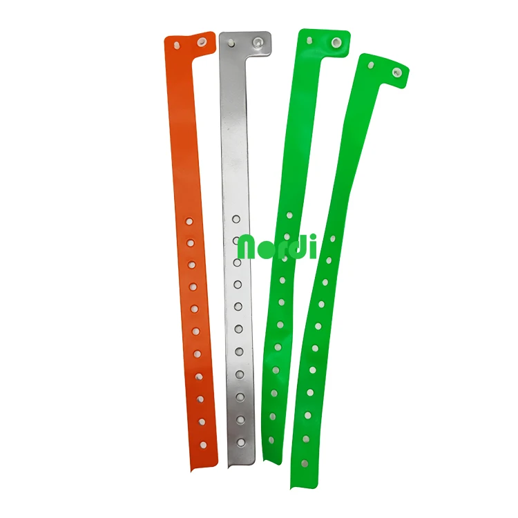 New Design Custom High Quality PVC Wristband L shape Waterproof Vinyl Wristbands For Events Festival