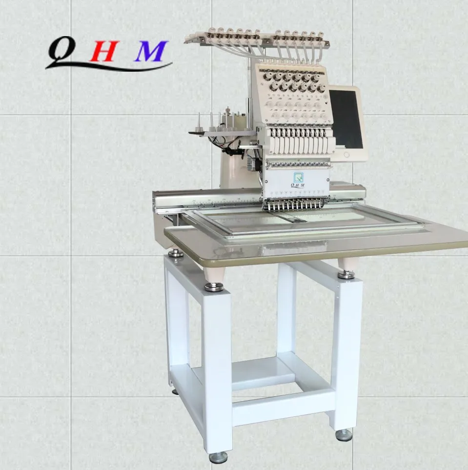  QHM одиночная головка 3D швейная вышивальная машина melco Коммерческая для