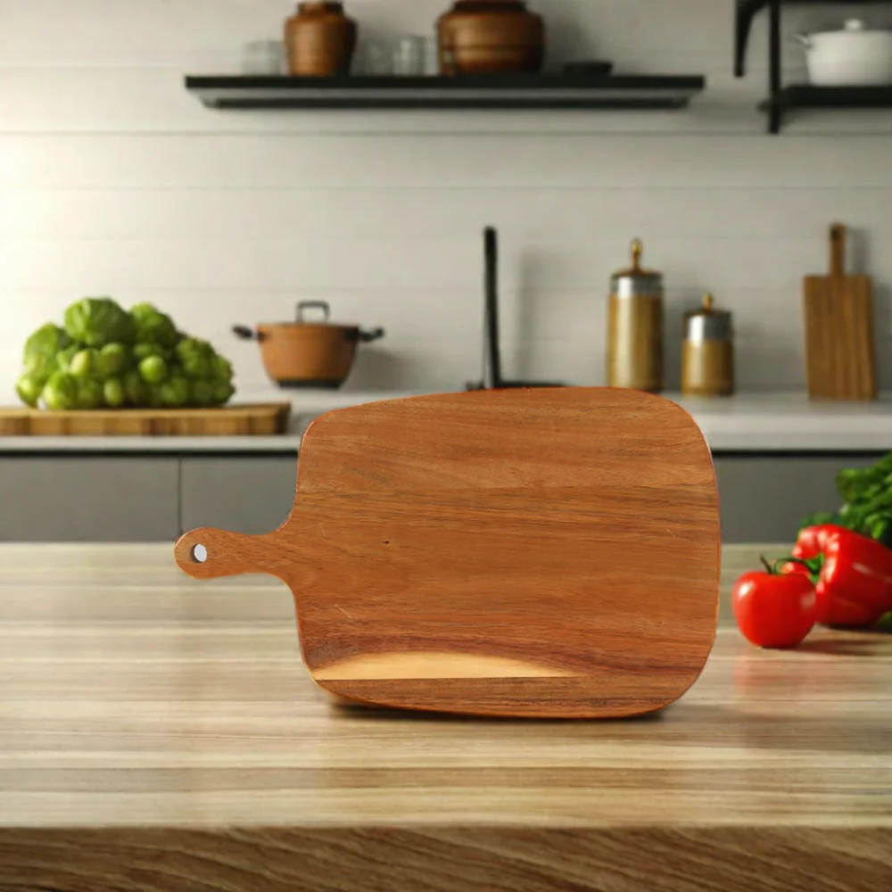 Wholesale creative wooden cutting board Japanese literary Rectangle Acacia wood bread Eco-Friendly wooden cutting board