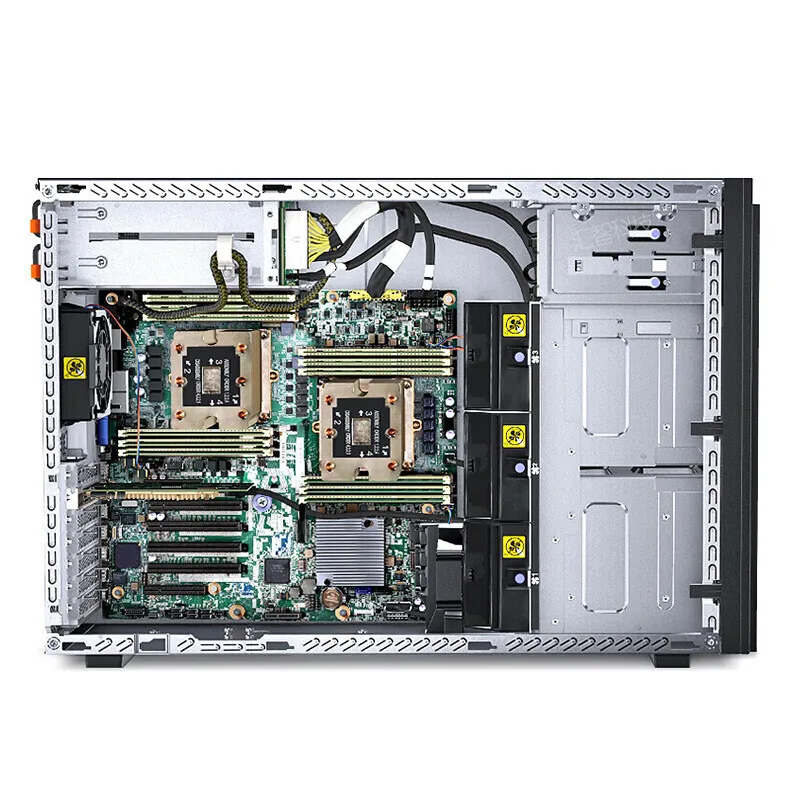Lenovo Xeon Silver 4210*1/2*16GB memory /3*2TB SATA/ on-board RAID/450W/ST550 tower server Virtualization server