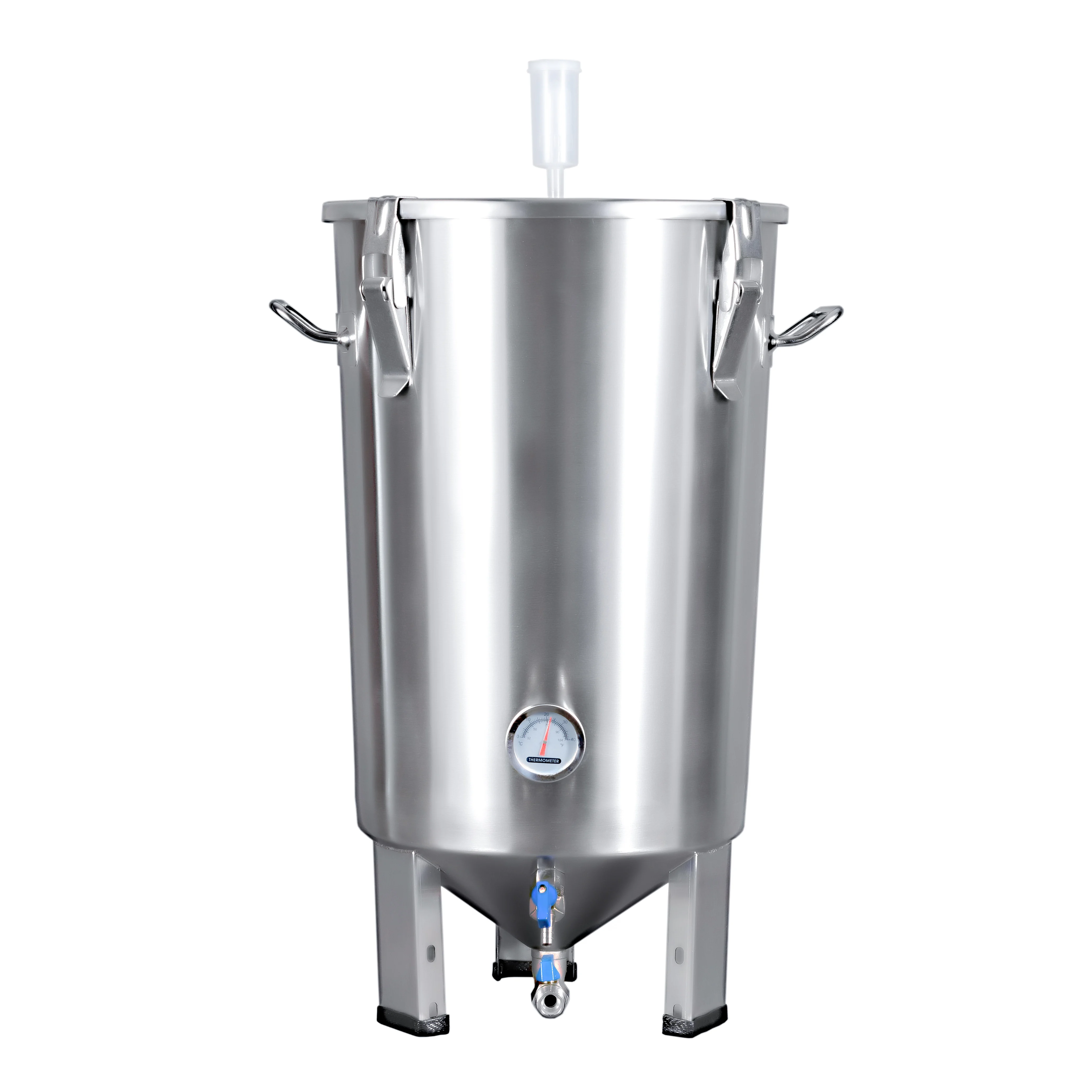 30L Conical Fermenter Beer Brewing Equipment Home Brewery Equipment Fermenter Tank for Sale 304 Stainless Steel Making Beer 6 Kg