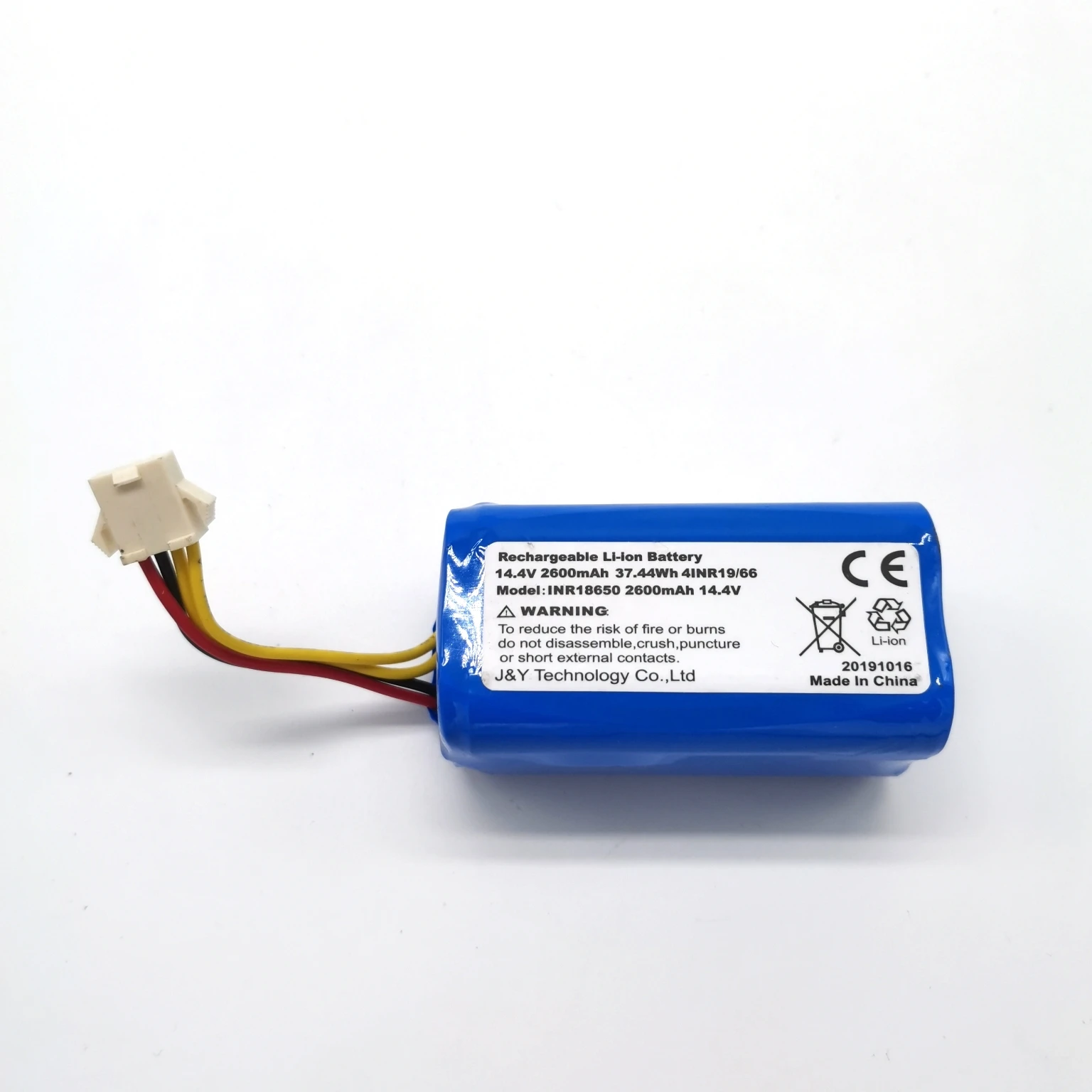 high quality robot sweeper li ion battery 14.8v 2.6ah 18650 4S1P