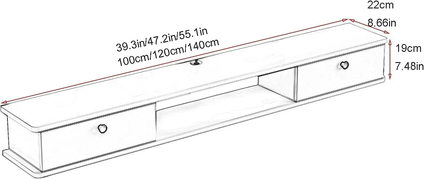 Tv Cabinet Floating Tv Unit Tv Cabinets For Living Room Shelving Unit with 2 Doors