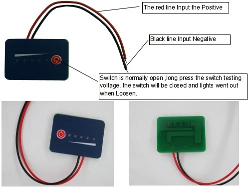 2S~16S 4S 10S LED Lifepo4 battery electricity display indicator pcb board