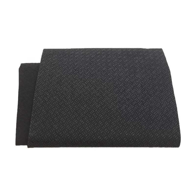 Manufacturers custom nonslip needled non-woven fabric 3mm polyester PVC dot plastic environmental protection home carpet back