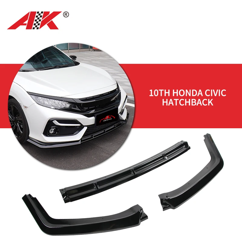 2016 2017 2018 2019 honda civic 10th generation accessories for 10th gen honda civic hatchback front bumper body kit spoiler lip