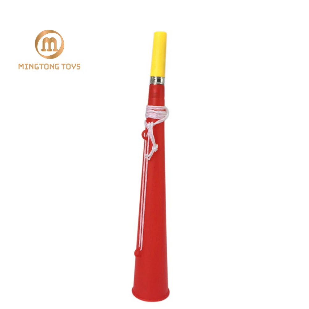 Factory direct sale plastic custom party football game cheering air horn trumpet toy for kids