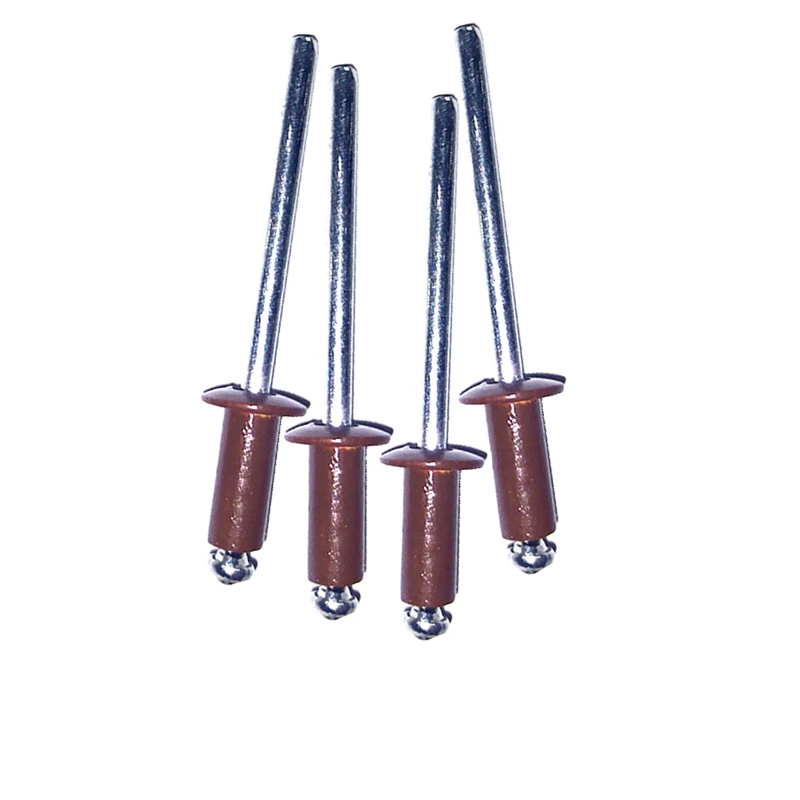 Сталь/алюминий din 7337 заклепки черного цвета