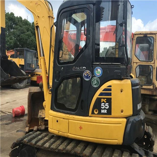 Б/у мини-экскаватор Komatsu pc55 избыточный японский экскаватор komatsu pc35 pc40 в
