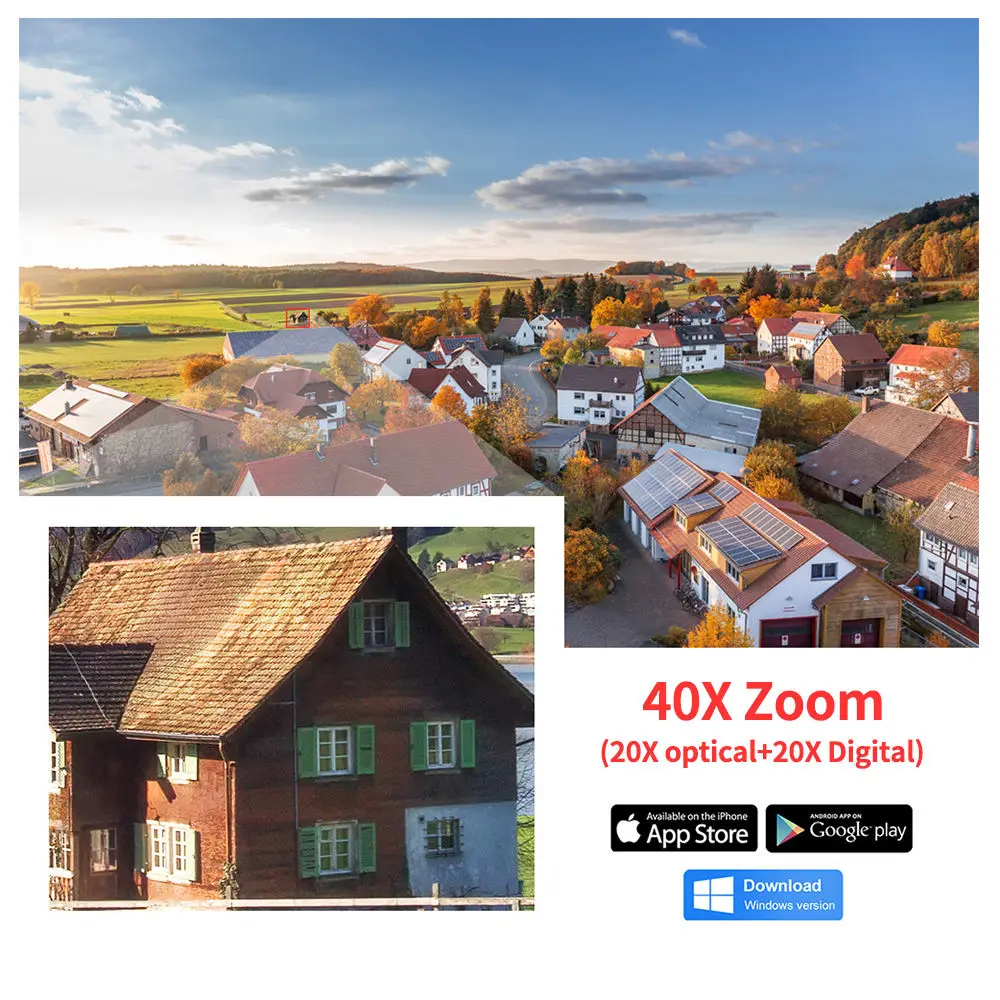 3MP Wireless PTZ 40X Optical Zoom IP PTZ CCTV Camera Night Vision Speed Dome Surveillance Security Camera Outdoor 4G