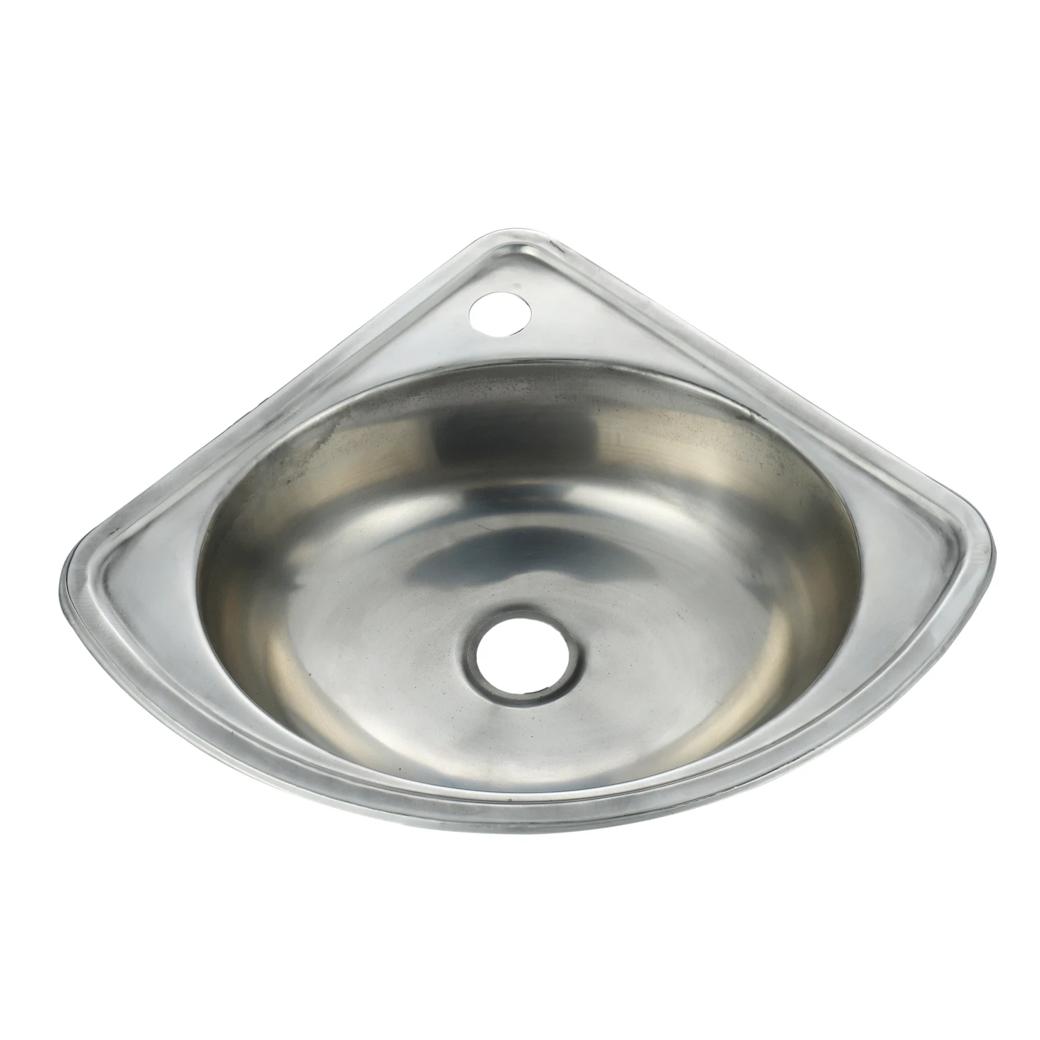 SUS 201 cheap price single Portable Sink Triangle Kitchen Sink Triangle Wash Sinks