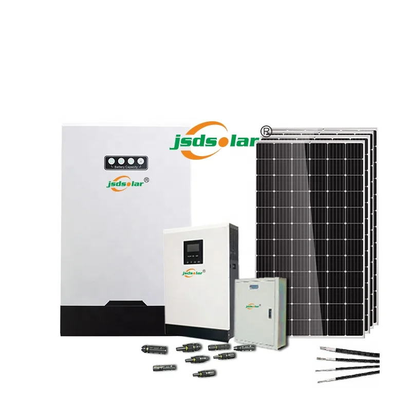 High power solar generator 5kw wall mounted with moon panel