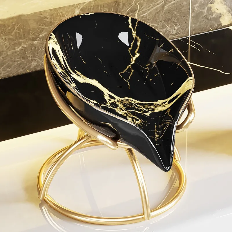 Hot selling Leaf Shape Soap Box Drain Soap Holder Box Bathroom Shower Soap Holder Dish Storage