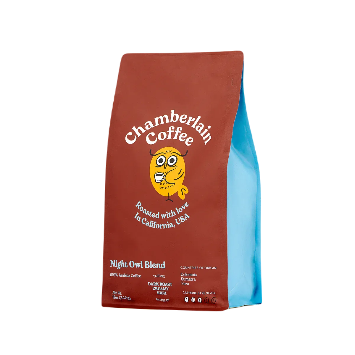 340g 12oz кофе мешок с плоским дном клапаном и олова эко дружественные крафт-бумага сумка