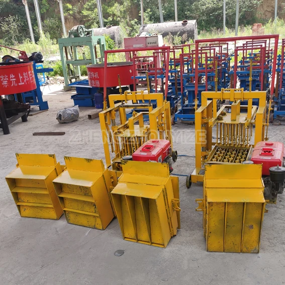 Small Mini Diesel Plastic Brick Machine Cheap Paving Brick Cement Hollow Brick Maker Machineconcrete Block Making Machine