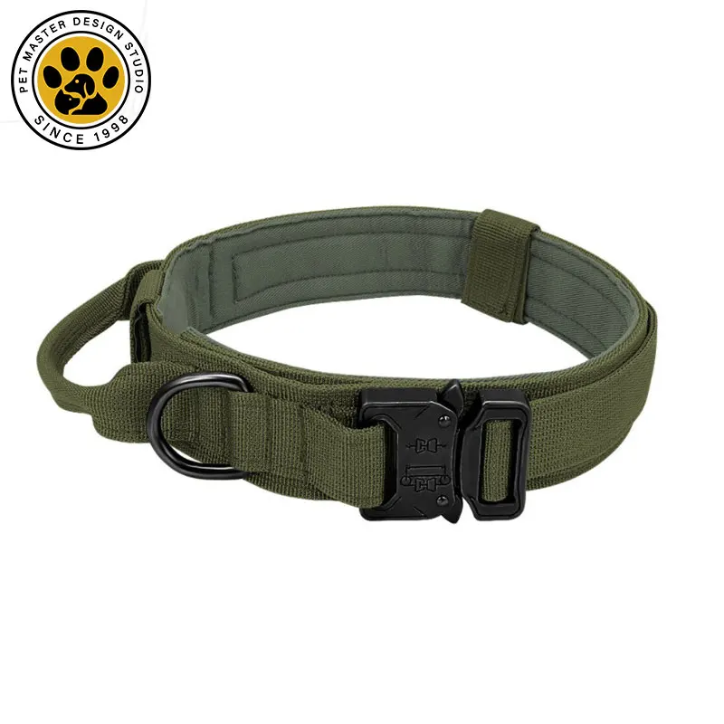 SinSky Puppy Collar Dog Collar Adjustable Quick Release Nylon Tactical Dog Collar for Small Medium Dog