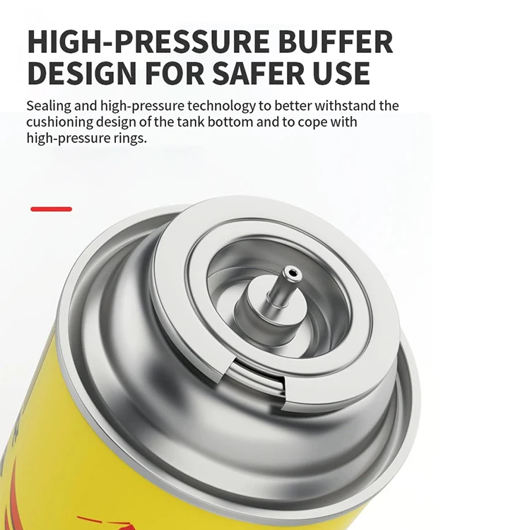 Outdoor BBQ Accessories portable butane gas cartridge 220g 250g camping gas canister