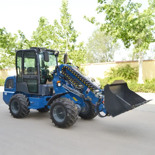 Hot sale cheap mini telescopic boom wheel loader 1 ton 2 ton wheel bachoe loader telescopic wheel loader  With Cheap Prices
