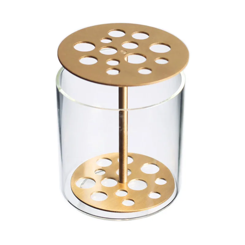 Transparent high borosilicate glass vase