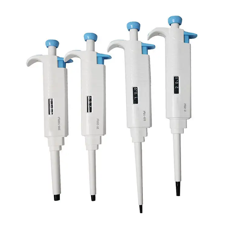 MPP Factory Sale Adjustable Single Channel Plastic Micro Automatic Laboratory Pipette