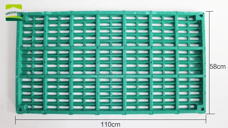 GREAT FARM Wholesale High Quality Resin And Steel Rebar Composite BMC Material Floor For Farrowing Gestation Crate in Pig Farm