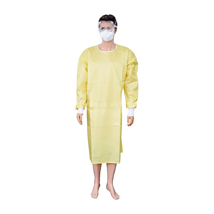 Level 4 hospital patient gowns uniform pp fabric safety Work isolation gown reusable Protective gown
