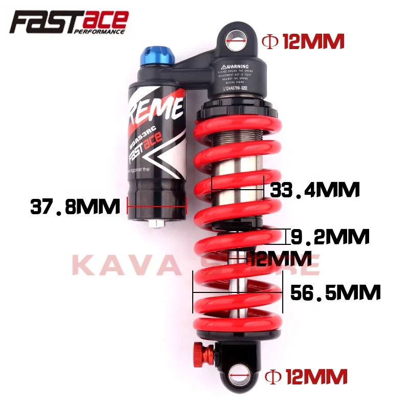  Оригинальный FASTace RCP-3S MTB горный велосипед сплав Пневматическая Пружина Задний амортизатор мотоцикл велосипедный