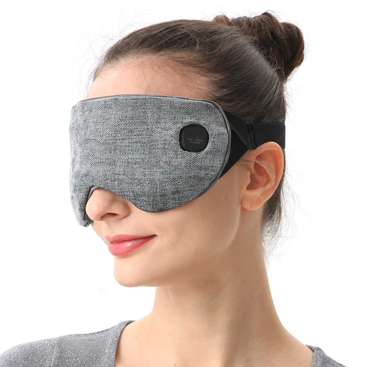 Electric Rechargeable Cordless Heated Eye Mask Portable Graphene Heating Technology Battery Powered Eye Mask