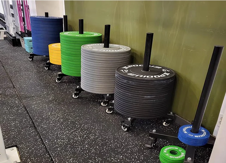 360 degree movable barbell plate storage rack barbell plate storage rack storage rack fitness equipment accessories