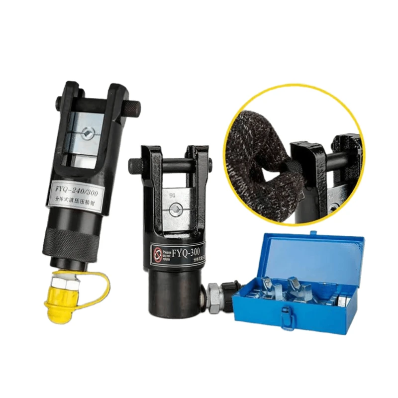 Hot Selling YQK-300 Manual Hydraulic Press 16-300mm² Hexagonal Crimper Head Wire Terminal Cable Plier High Quality Tool Cable