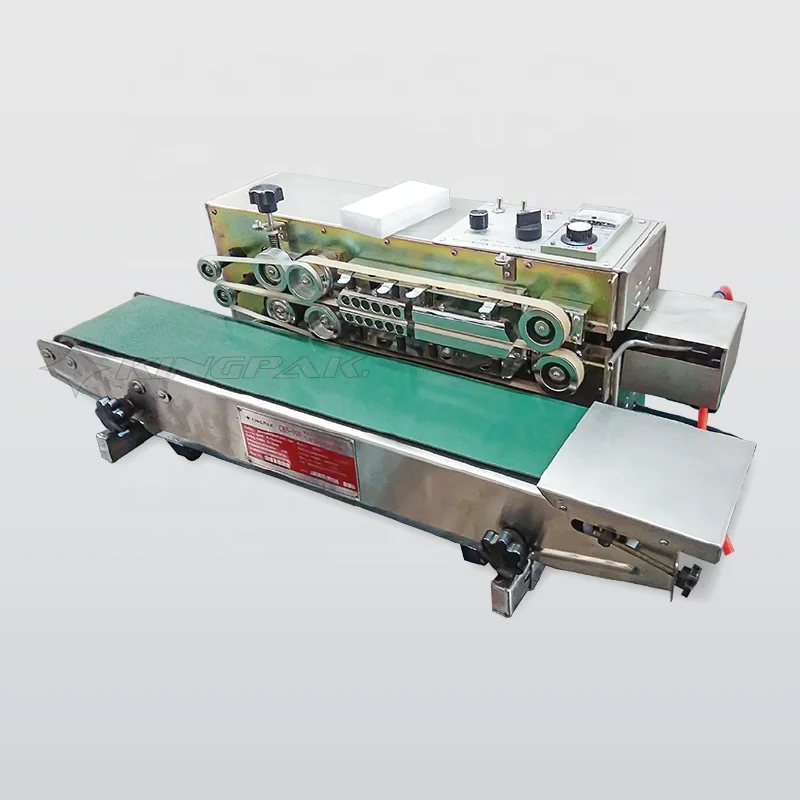 CBS-900Q With Nitrogen Filling Tea Potato Chips Bag Sealing Machine