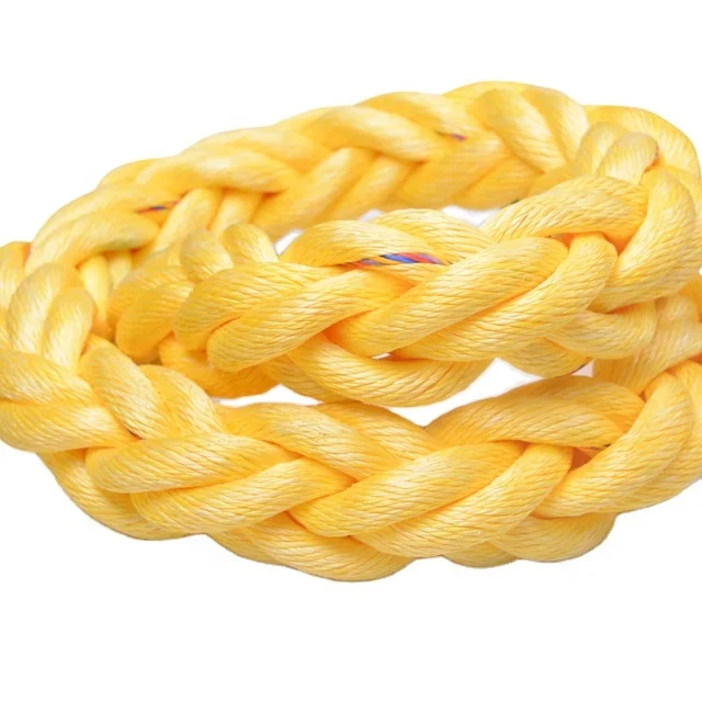 (FBR POWERDAN ) 8 strands High quality Polyolefin fiber danline rope  for marine