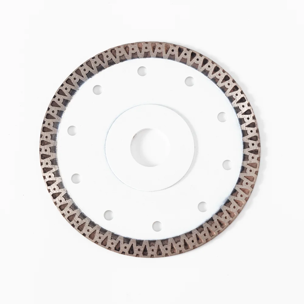 4.5inch115mm diamond blade hot press super thin A-turbo diamond saw blade cutting disc with flange for tiles ceramic porcelain