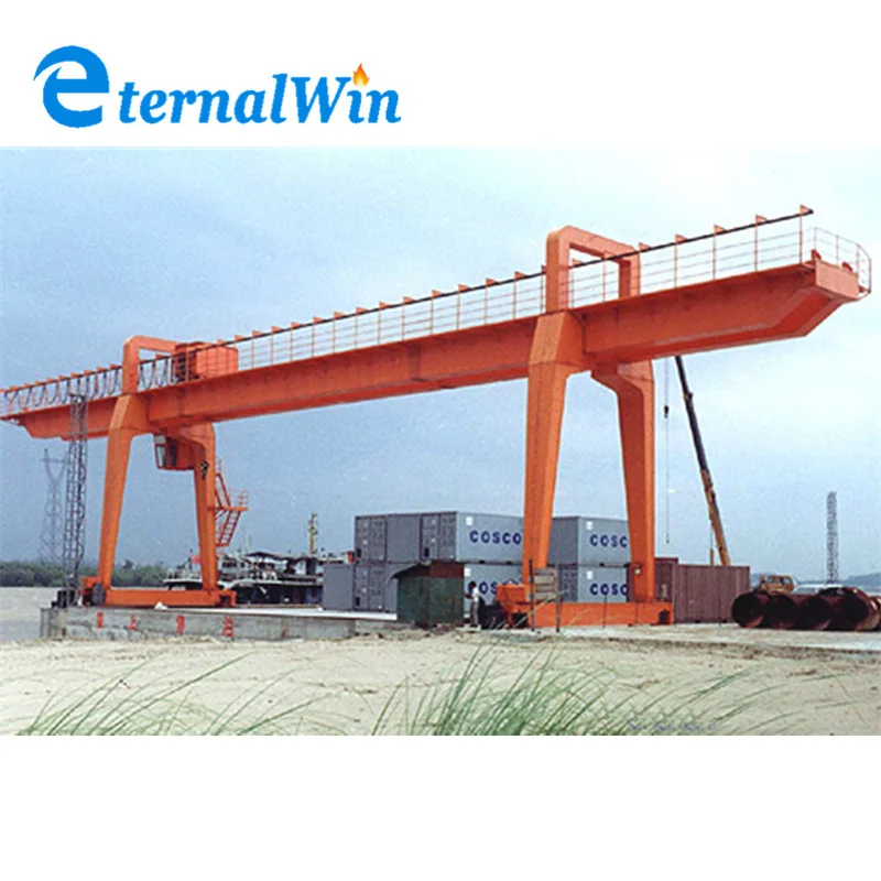 Double Girder Explosion Proof Gantry Crane Quay Side Container Gantry Crane For Construction