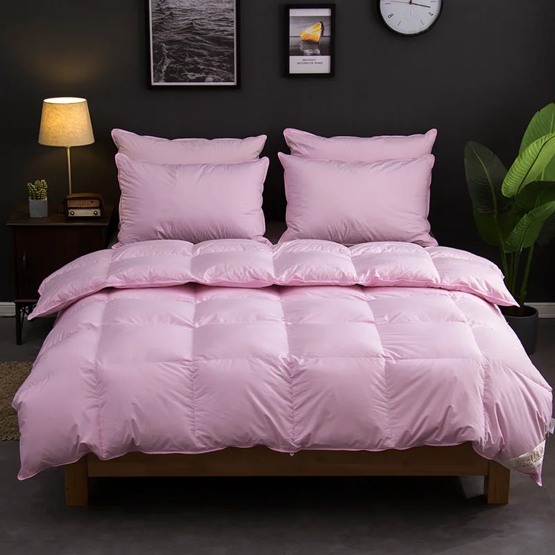 
All cotton down quilt Hotel warm 95 white duck down quilt core thickened autumn and winter gift quilt 