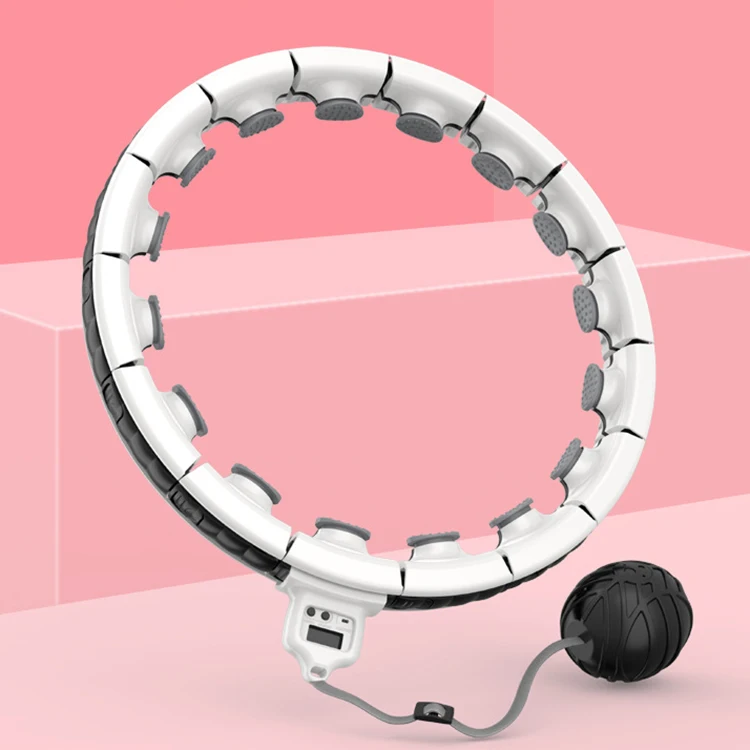 Magnetic kids hula-hoop for 60-128cm waist adult kids weighted hula hoops with counter