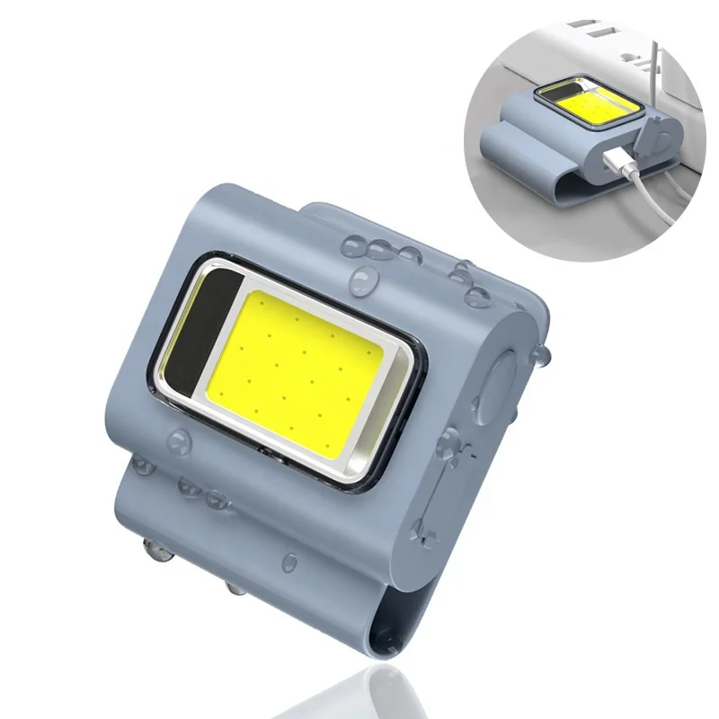 Outdoor Sport Running Lights COB LED Night Running Flashlight Warning Lights USB Charge Chest Lamp Safety Jogging Flashlight