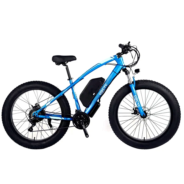 Adult High Power Dual Motor 48V 1000W Powerful Mens Mountain Full Suspension Fat Tire Ebike Electric Bicycle